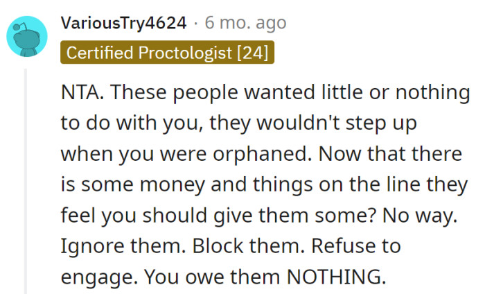 They vanished when support was needed, now they want a slice of the pie?