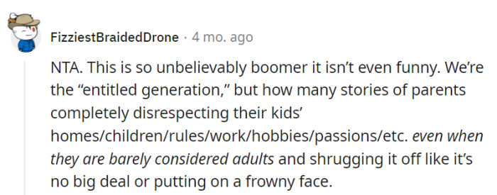 She's the PhD in Boomer Disrespect, and it's time for some generational understanding seasoning with a sprinkle of empathy.