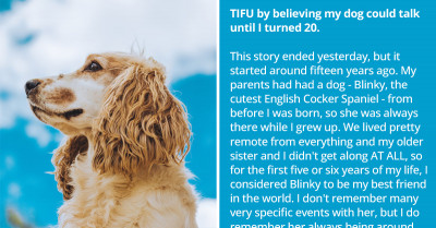 Eye-Opening Moment Redditor Found Out That Dogs Can’t Talk, But It Was Too Late To Make Things Right