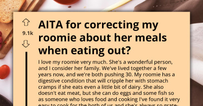 Roommate Calls Out Friend’s Order To Prevent Pain, Gets Scolded For “Embarrassing” Her