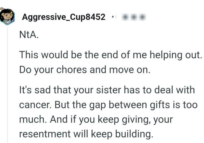 What this Redditor would do in the OP's shoes