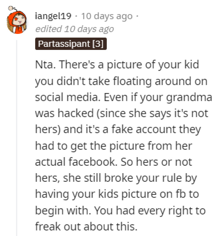 Every right to freak out