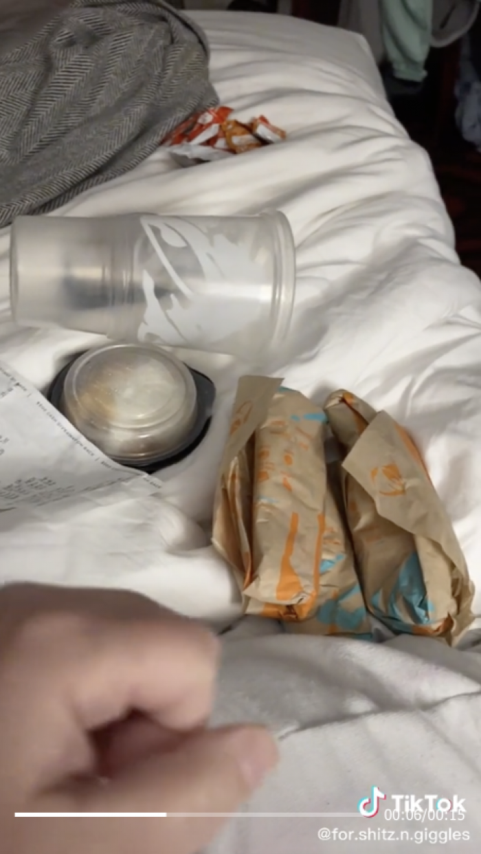 You see, Bonnie and her family ordered three Gatorades with their food. But what arrived instead were three empty cups.