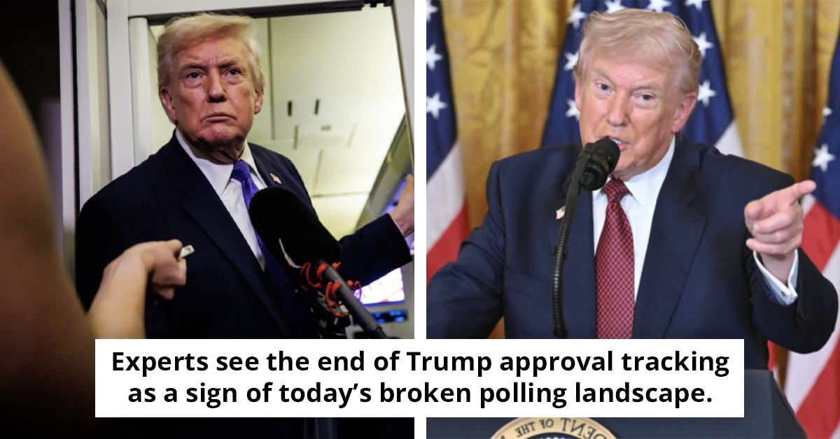 Leading polling organization reveals they will cease tracking Trump's approval ratings, raising concerns over potential implications.