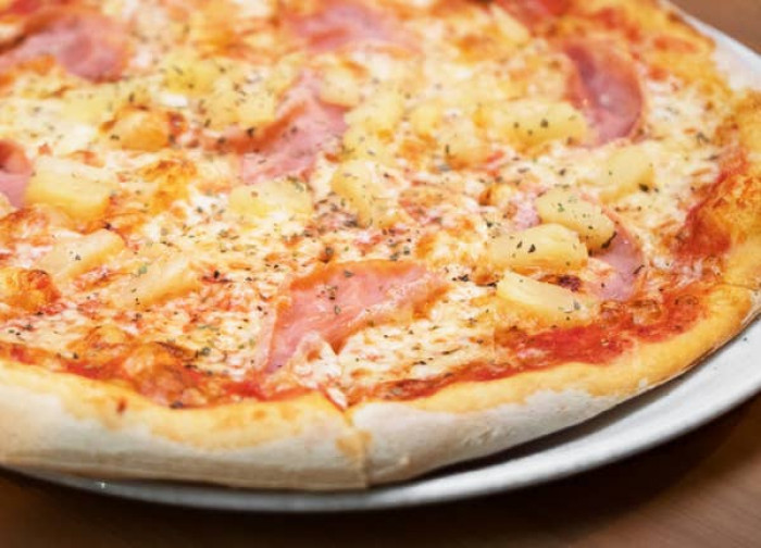 8. Hawaiian pizza was one of the most popular kinds to see at a party.
