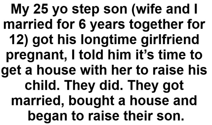 OP started off his post by explaining his relationship with his wife and their stepson so we can get an idea of their dynamic.