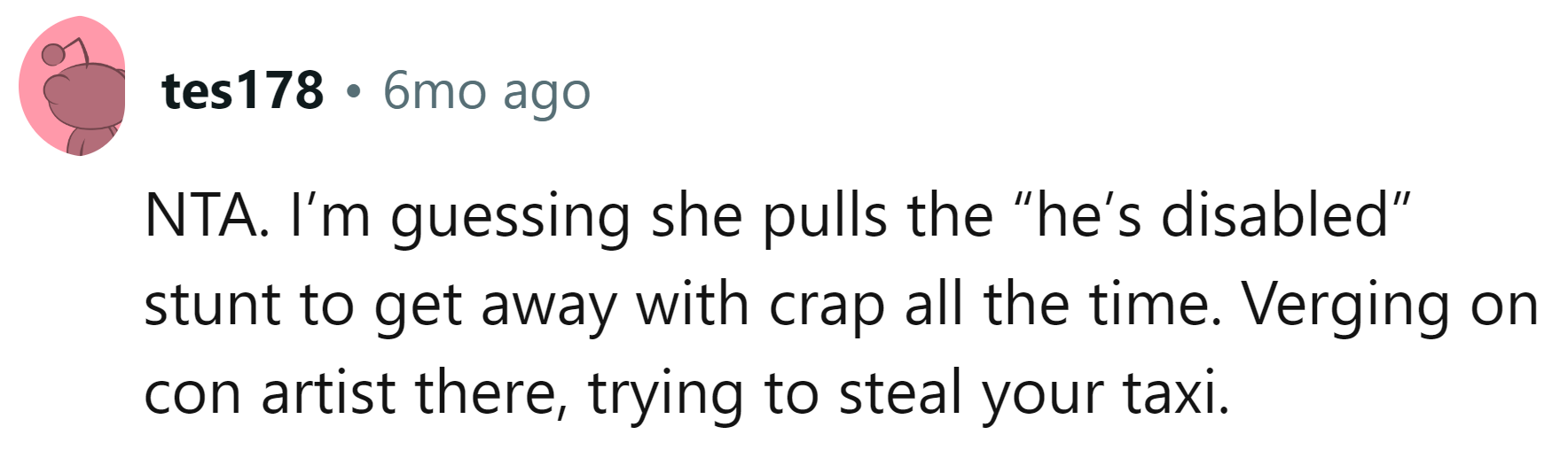 I bet she pulls that stunt all the time!