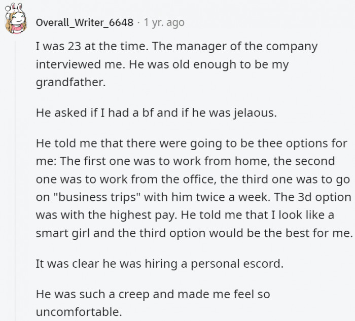 9. Was that by any chance Harvey Weinstein or one of his pals?