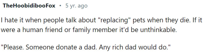 Any rich dad would do...