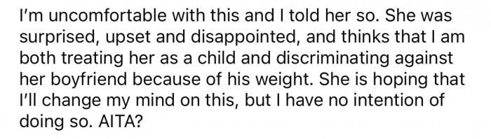 The daughter's reaction made OP doubt how she dealt with the situation, so she decided to consult with the Reddit community.