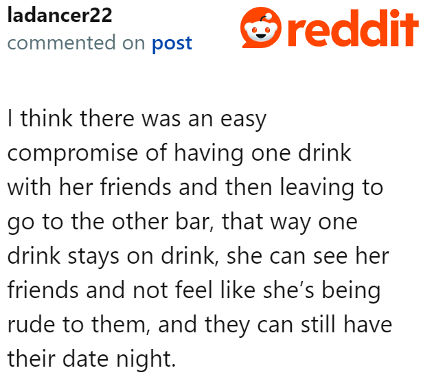 One Redditor thinks he should've just compromised.