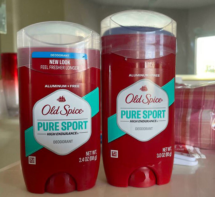 32. New look = Less content at the same price