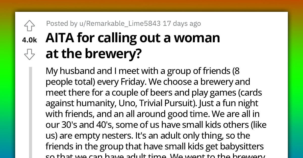 Woman Turns To Reddit To Validate Her Actions, Ends Up Starting A Heated Debate About Kids At Breweries