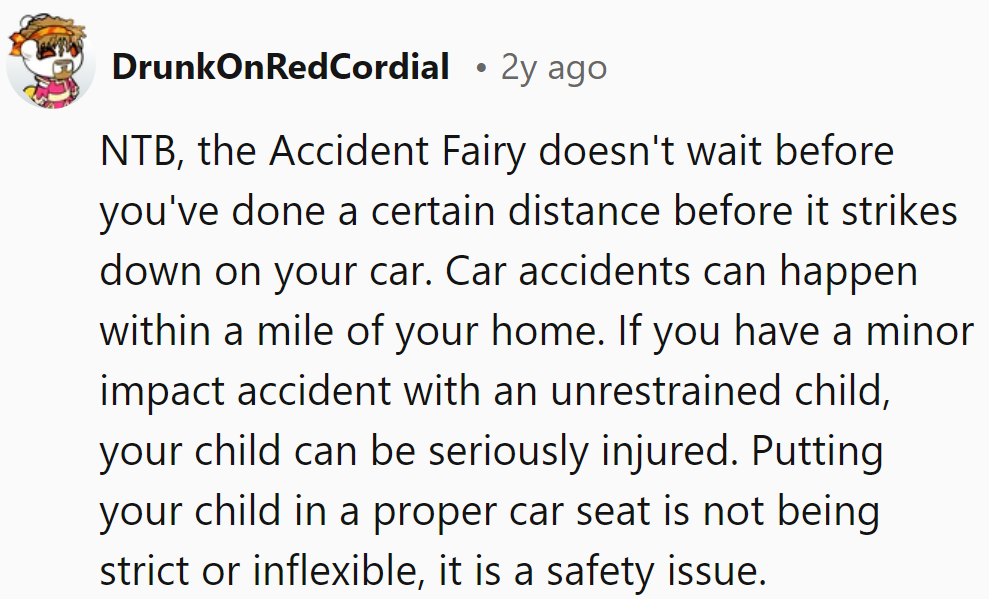 Accident Fairy plays by no rules. Safety's a full-time gig, no mile exemptions!
