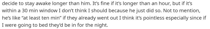 She goes into some details about how things usually go down when he asks her to take out his dogs.