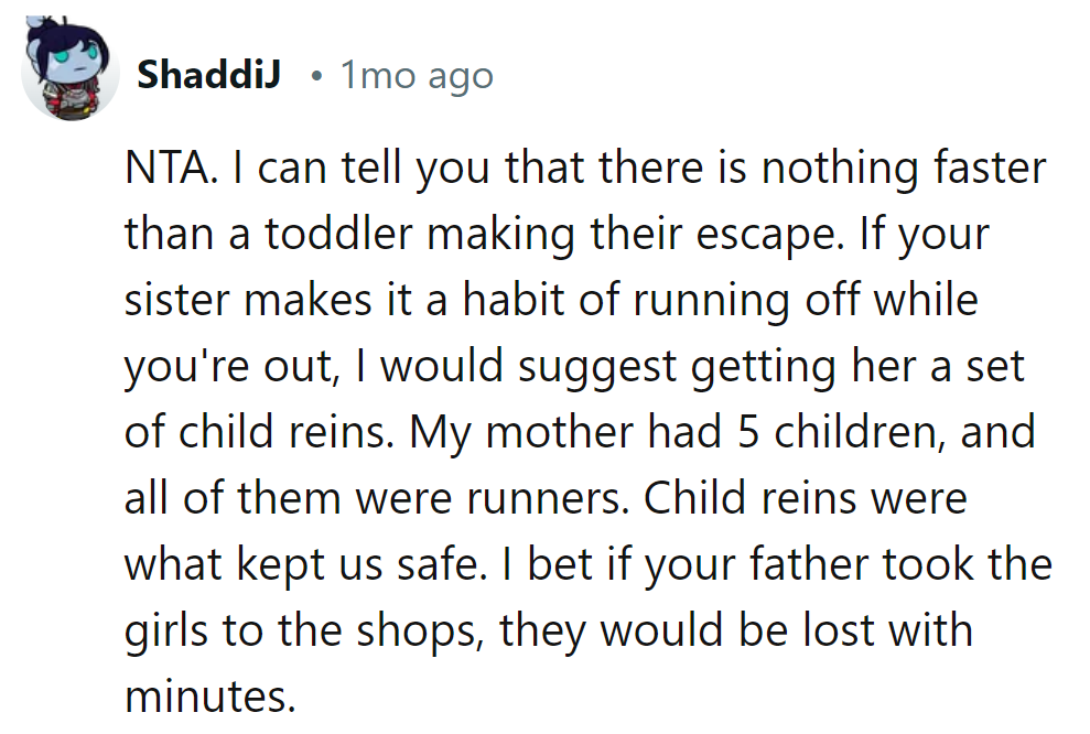 Toddlers are stealthy ninjas. Get those kiddie reins!