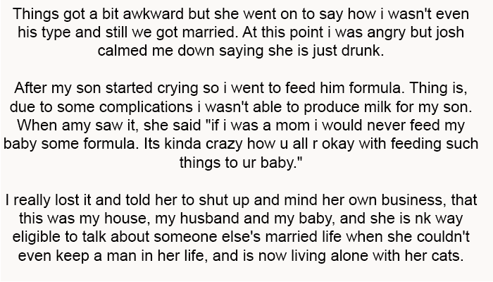 Things got a bit awkward