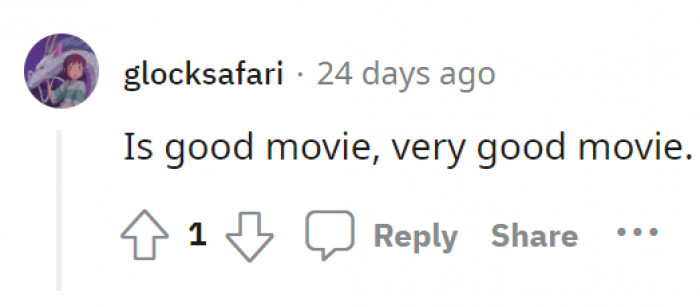 Is good review, very good review.