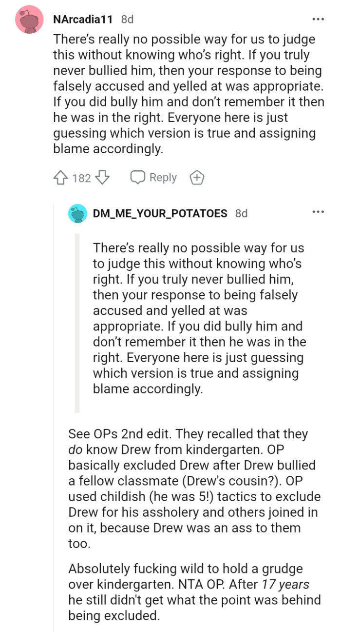 Everyone is just guessing which version is true