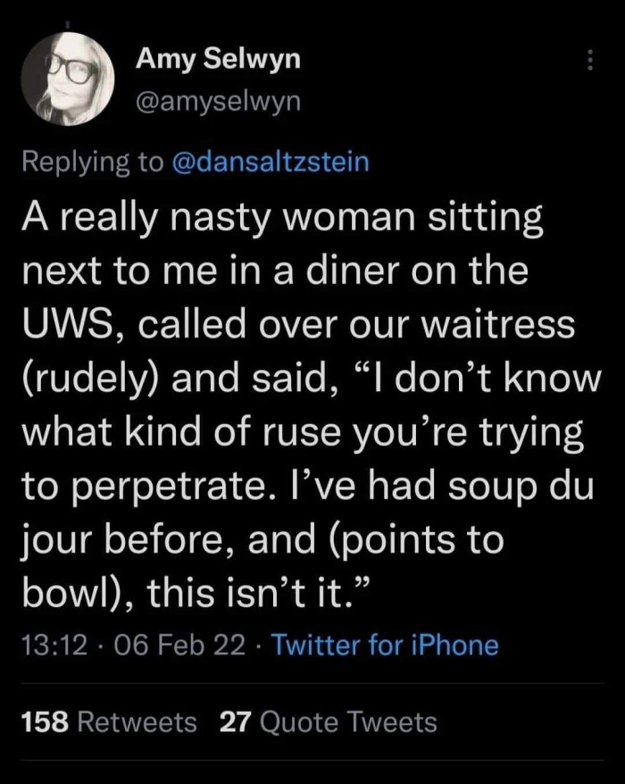 7. A really nasty woman who has had 