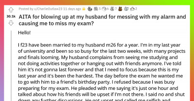Wife Missed Her Final Exam After Her Controlling Husband Adjusted Her Alarm to Punish Her