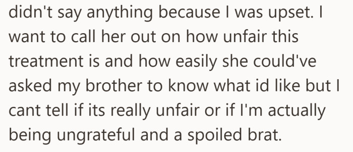 After everything, he is left doubting himself instead of the pattern.