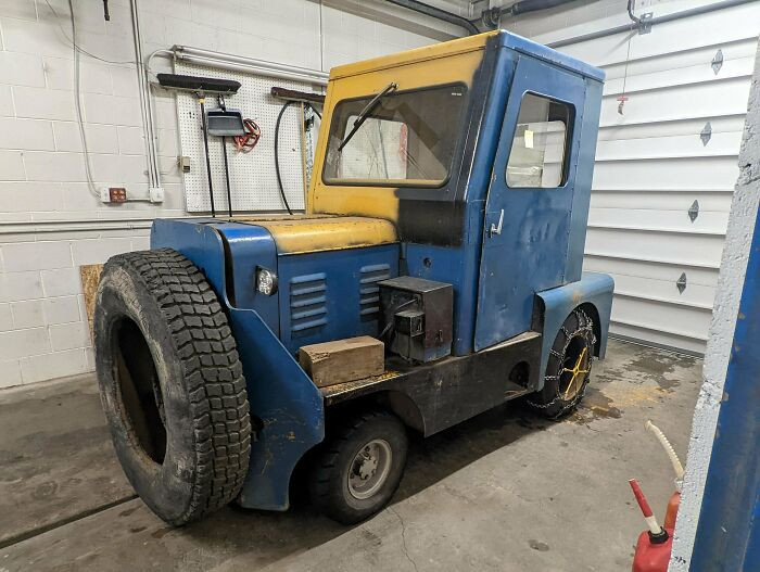 9. What Do You Guys Use To Push No Starts Around The Yard? Behold; The Goat