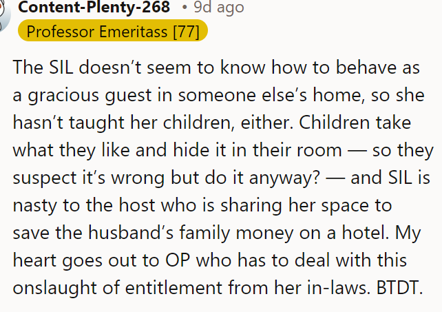 Children adopt behavioral norms from their parents