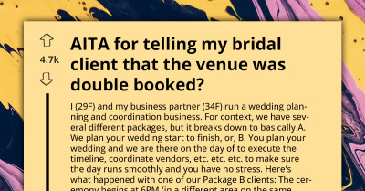 Wedding Planner Faces Backlash After Revealing Double-Booked Venue to Bride