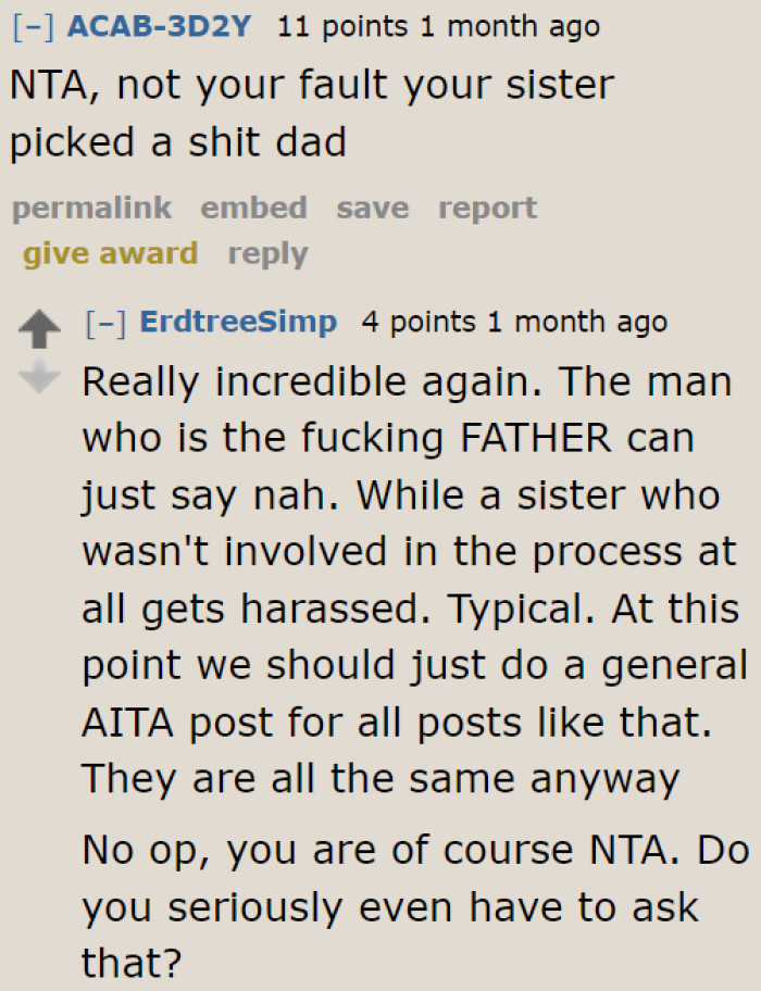 The OP was never at fault in this situation.