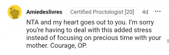 Having to deal with added stress.