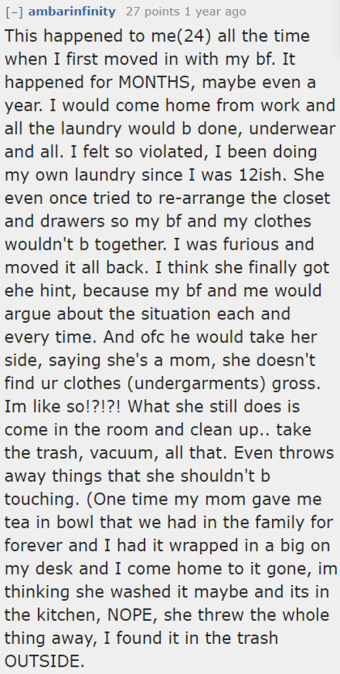 Some People Don't Want Their Underwear Washed by Others.