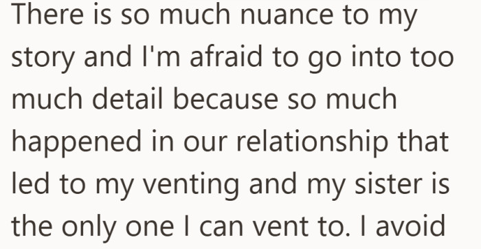 According to her, the texts make sense only when you know everything that came before.