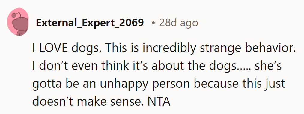 Seems like someone's barking up the wrong tree for attention. NTA.