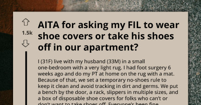 Tension Rises When Father-in-Law Refuses to Follow No Shoes Rule During Recovery