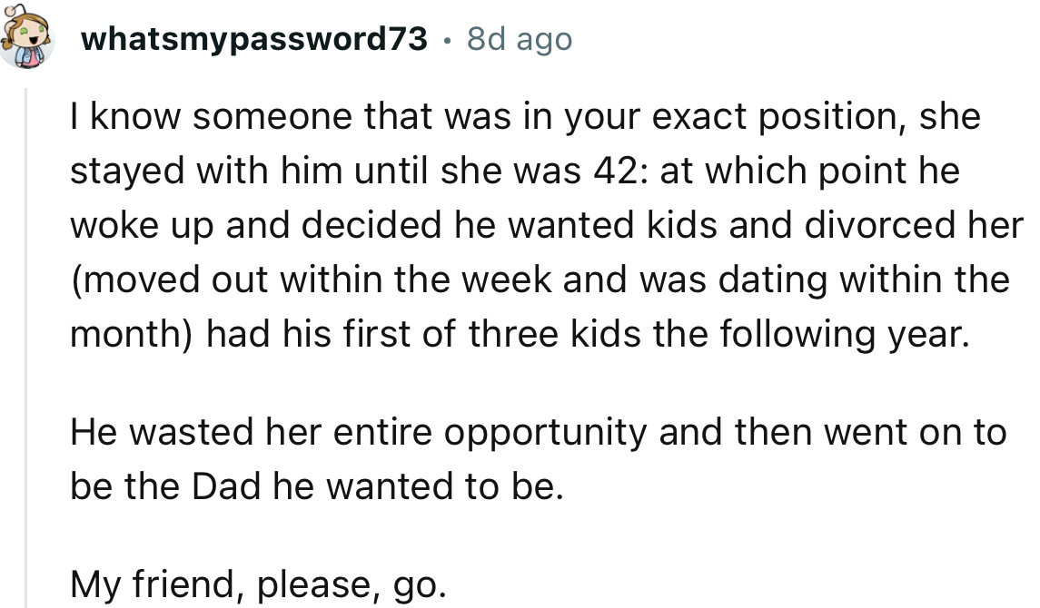 Sad story from the Redditor