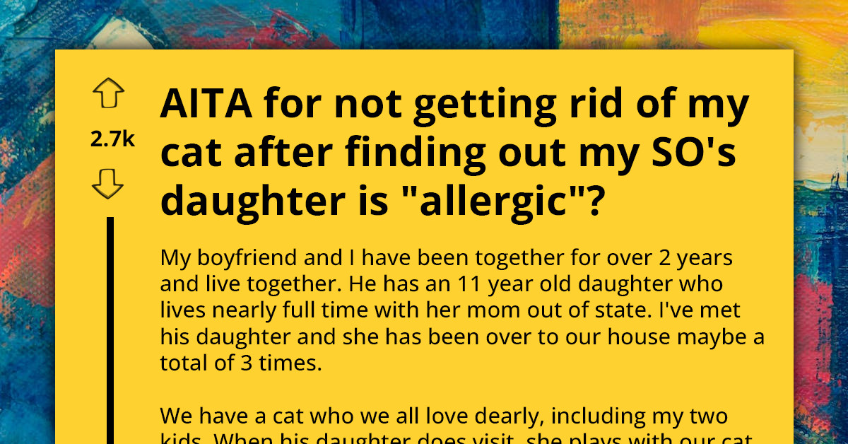 Devoted Cat Parent Clings To Their Beloved Feline Despite Boyfriend’s Daughter’s Battle With Severe Cat Allergies