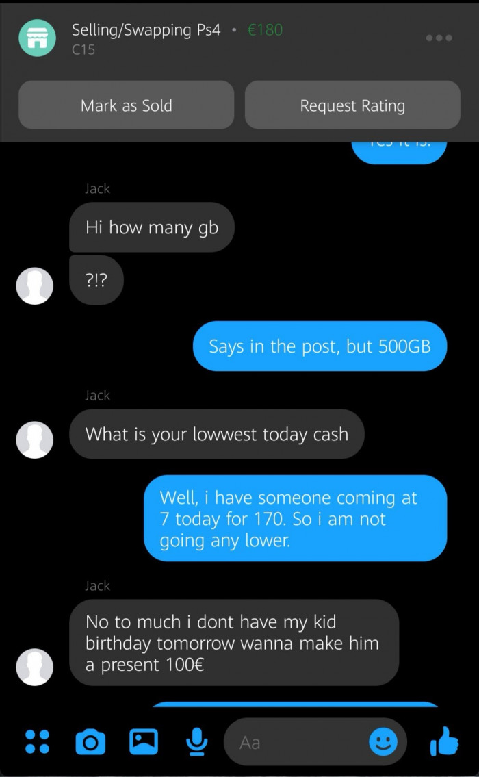 12. The marketplace is really wild sometimes