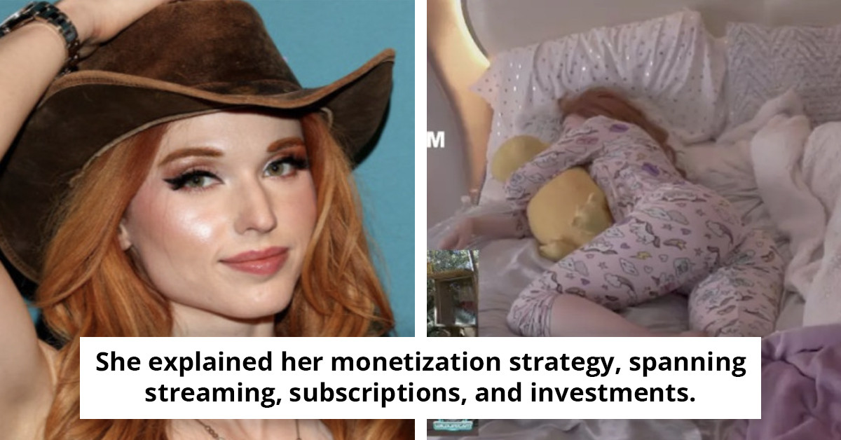Incredible earnings Amouranth generated during her sleep streaming sessions
