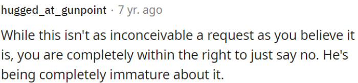 OP's Roommate Is Being Immature in This Situation