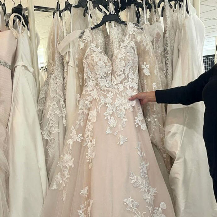 Even though she spent an extra $2,000 on the dress, it proved to be worth it in the end because it definitely stunned everyone on her big day! She and her partner, Frank Stulgis, got married on May 6, 2022.