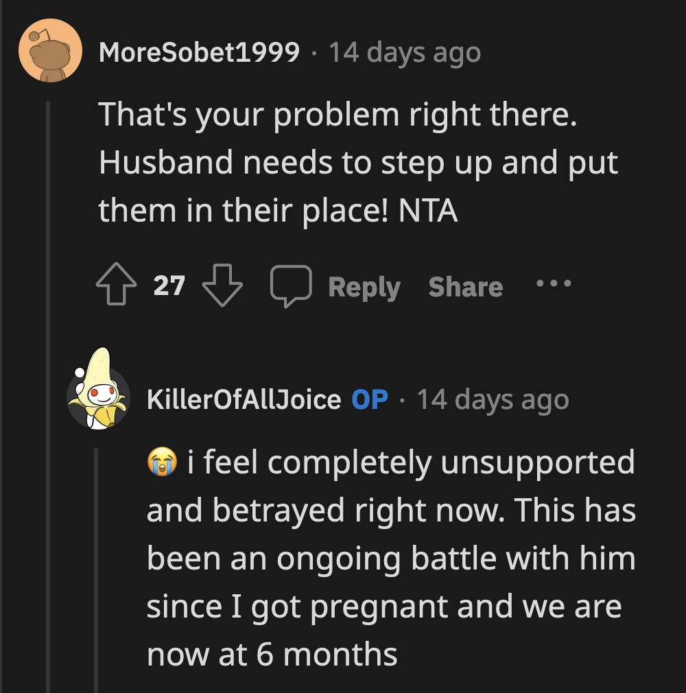 OP's husband needs to grow a spine. His parents will continue to treat OP horribly until he stops them.