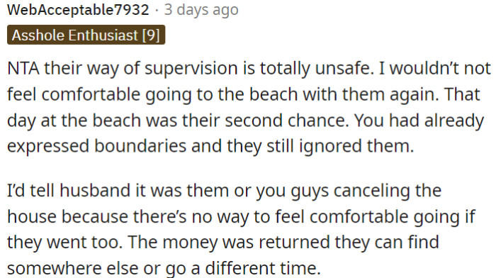 They can find another place or go at a different time since the money was refunded.