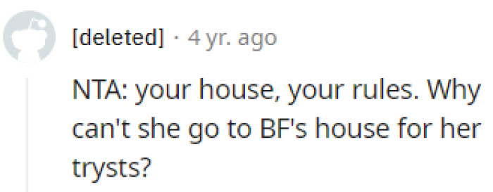 Your house, your rules