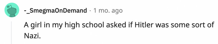 5. He gave it the ol' college try