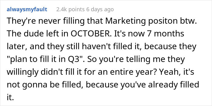 That Marketing Position