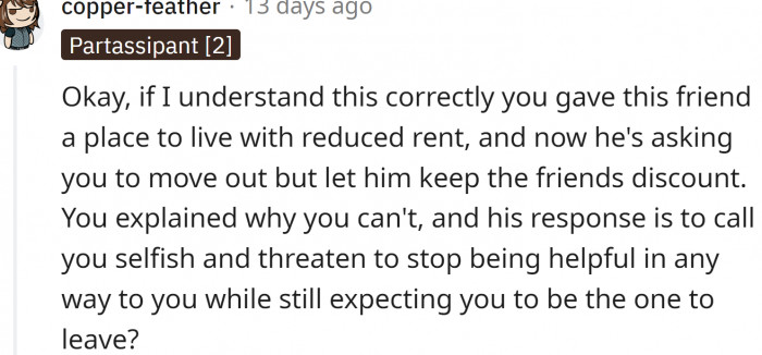 That friend is no friend at all.