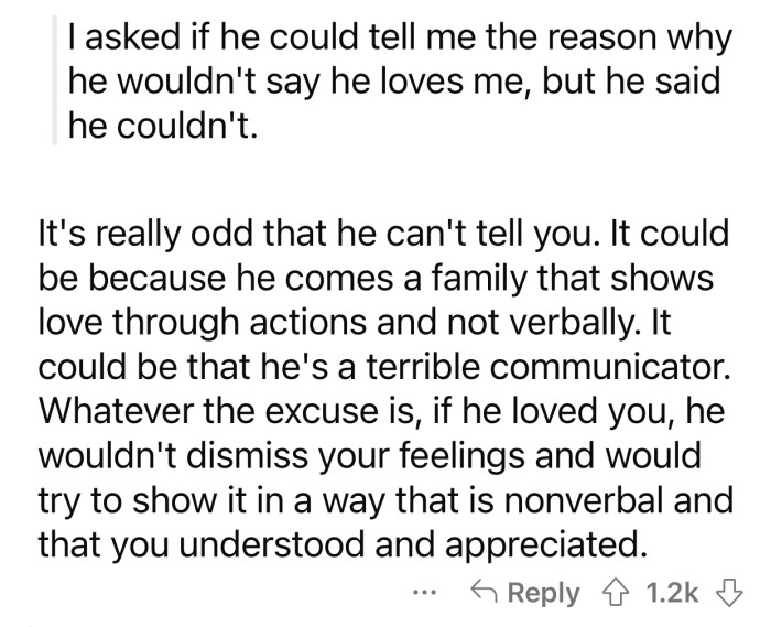 OP's boyfriend could have communication problems.