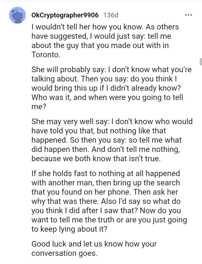 And the comments roll in...