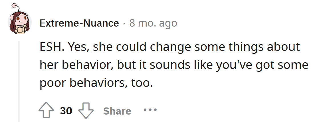 She's not the only one behaving badly.